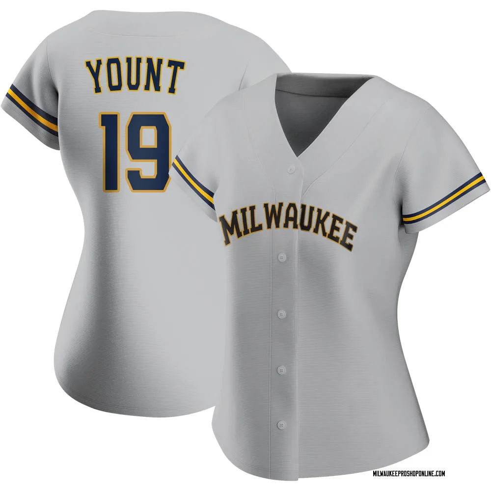 Thyago Vieira Youth Nike Cream Milwaukee Brewers Home Replica Custom Jersey Size: Small