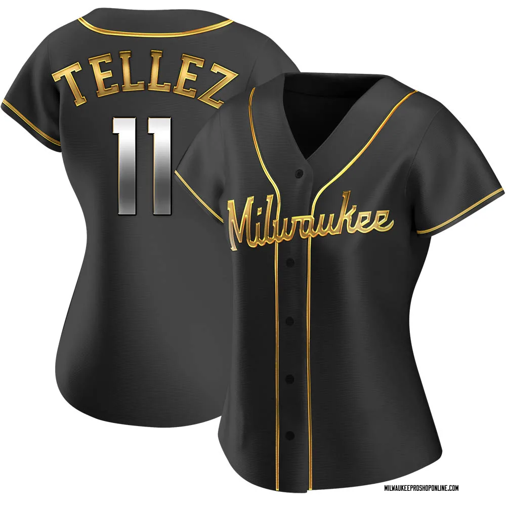 Milwaukee Brewers Rowdy Tellez Gray Road Replica Jersey