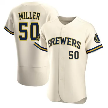 Abner Uribe Men's Nike White Milwaukee Brewers Alternate Replica Custom Jersey Size: Extra Large